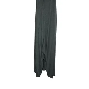 Natural Life Size Large Charcoal Gray Crochet Trim Harem Jumpsuit Lightweight thumbnail 3
