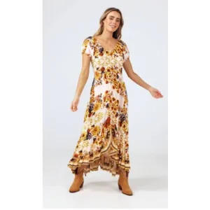 TALISMAN Rhiannon Boho Maxi‎ Dress size xl thumbnail 2