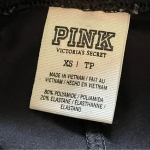 Victoria’s Secret Pink Vintage Y2K Black Skinny Leggings Yoga Sporty Pants SZ XS thumbnail 6