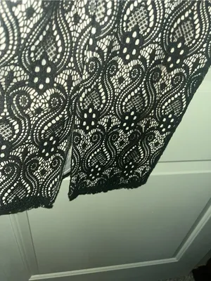 Black Lace Midi Dress with Nude Lining thumbnail 4