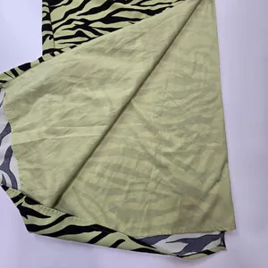 Superdown Ivana Cut Out Maxi in Green Zebra Medium thumbnail 4