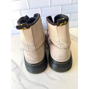 Dr. Martens Combs W Canvas‎ Utility Boots Beige Parchment Womens 10 26911292 thumbnail 4