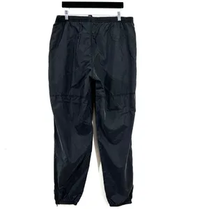 Vtg. 90s Nike White Tag Track‎ Pants Mens XL Charcoal Nylon Windbreaker Running thumbnail 2