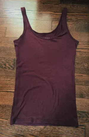 Aeropostale vintage y2k burgundy tank thumbnail 1