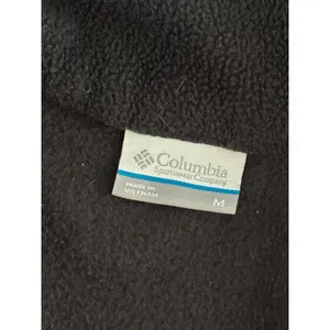Columbia Fleece Jacket Size M Dark Gray Full Zip Benton Springs Mock Neck thumbnail 5