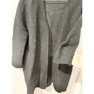 Oak and Fort Classy‎ Black Long Wool Blend cardigan Women S Oversized Jacket thumbnail 5