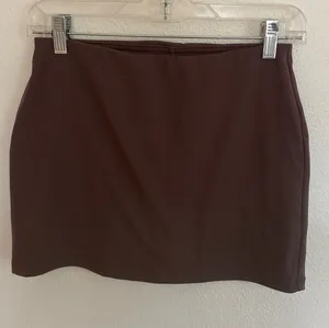 wild fable Brown Mini Skirt thumbnail 1