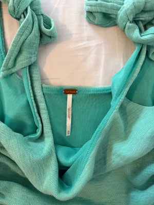 Free People Teal Tank thumbnail 3