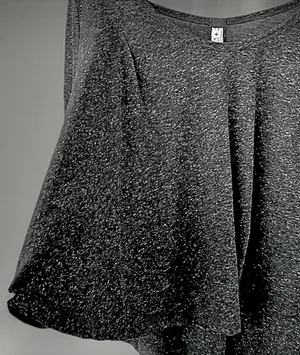 Free People We the Free NWOT Tambourine Scoop Neck Marled Gray Tee Shirt, XS thumbnail 5