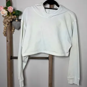 Lululemon Cropped Hoodie Sweatshirt Size 10‎ Stain thumbnail 2