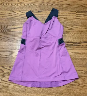 Lululemon Push Your Limits Tank  Purple thumbnail 1