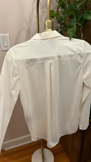 White Work Button Up Size XS thumbnail 3