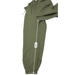 Shein Olive Green Jogger Balloon Ankle Pants LARGE Casual Preppy thumbnail 7