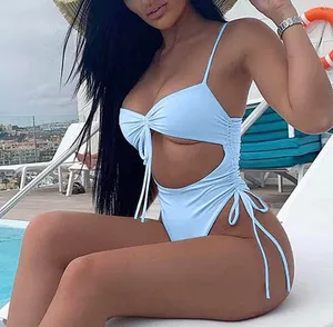 Cut Out One Piece Blue thumbnail 1