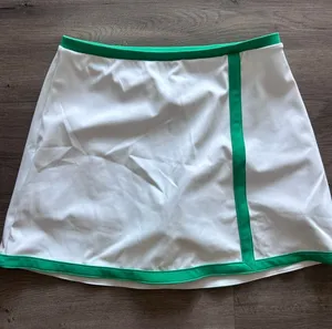 J. Crew Cloudstretch Wrap Tennis Skirt Skort Size s White Green Pickleball BP01 thumbnail 1
