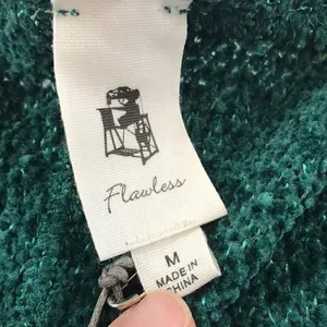 Flawless Green Chenille Pocketed Oversized Cardigan thumbnail 5
