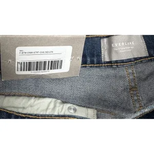 Everlane The Cheeky Jean‎ Size 27 R Straight Leg Button Fly Medium Wash NEW thumbnail 3