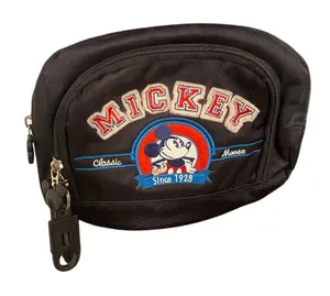 Vintage Walt Disney World Mickey Mouse Belt Bag Fanny Pack Embroidered Retro thumbnail 1