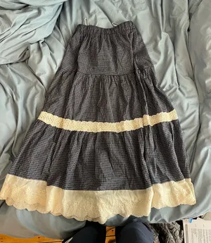 Cottagecore Style Skirt Blue thumbnail 1
