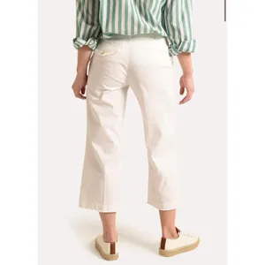 ATM ENZYME WASH CROPPED BOYFRIEND PANT Size 6‎ White thumbnail 3
