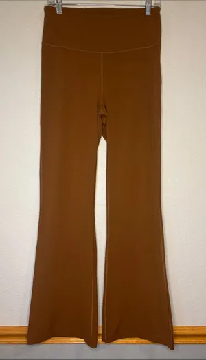 Lululemon Groove Nulu super high rise flare pant W5DKMS butternut brown 10 thumbnail 1
