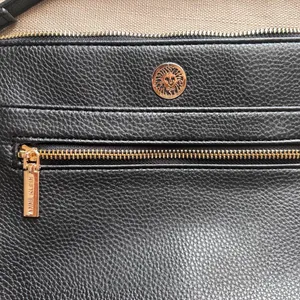 Anne Klein Purse Black Faux Leather thumbnail 2