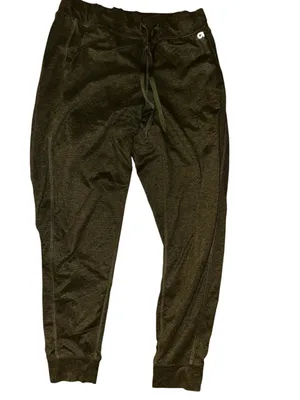 Gap GapFit Brushed Tech Jersey Joggers Dark Olive Loungewear Workout Small thumbnail 5