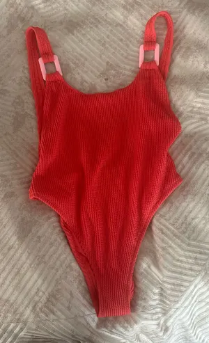 Aerie Red One-Piece Swimsuit thumbnail 3