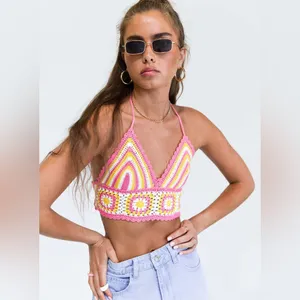 Princess Polly Daisy Girl Top Multi Size M/L New with tag thumbnail 5