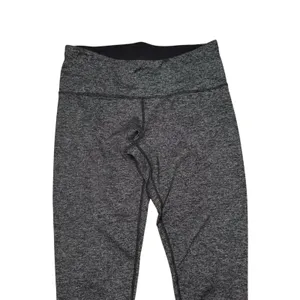 Tuff Athletics Gray Black Yoga Leggings S Supplex Lycra Workout thumbnail 4
