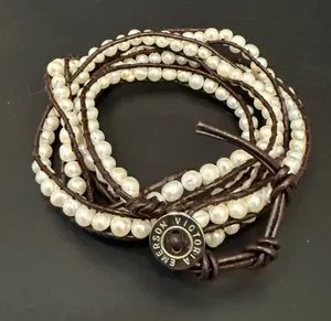 VICTORIA EMERSON Cultured Pearls 36” Wrap Bracelet thumbnail 1