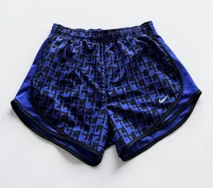 Nike Dri-FIT Tempo Running Shorts Womens Small Blue Black‎ Athletic Shorts thumbnail 1