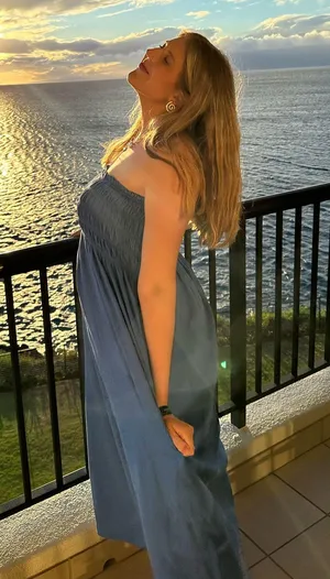 Target Blue Strapless Dress thumbnail 1