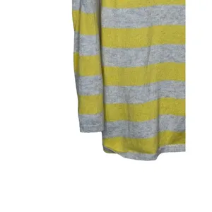 Old Navy Women's Sweater Striped Long Sleeve Lightweight Gray/Yellow Sz.‎ Medium thumbnail 8