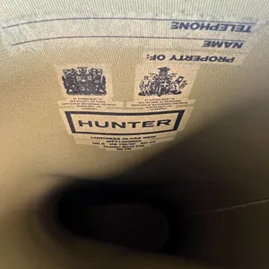 HUNTER Huntress Gloss Tall Rainboots Womens 8 Black Rubber Boots Wellington‎ 39 thumbnail 16
