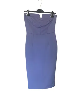 VENUS Strapless Lavender Sheath Dress thumbnail 3