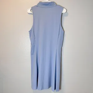 NEW Halara Size-XL Set Dress Short Collared Half‎ Zip Tennis Golf Sky Blue thumbnail 5