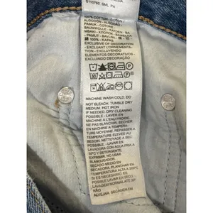 Levi's SilverTab 94 Baggy Jeans Womens 27 Light Wash Distressed Ripped Denim 90s thumbnail 8
