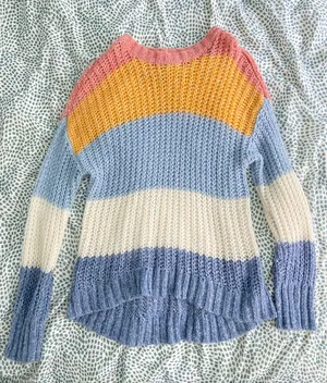 American Eagle Striped Sweater thumbnail 1