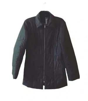 BCBGMAXAZRIA Black Down Filled Winter Coat Full Zip Puffer Jacket thumbnail 1