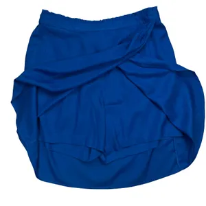 Candace Cameron Bure Womens Skort Blue Wrap Front Modal‎ Blend Casual M thumbnail 3