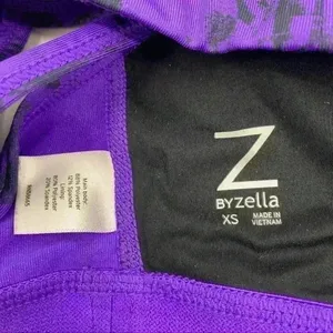 Z By Zella‎ Elite Purple & Black Sports Bra Size XS thumbnail 5