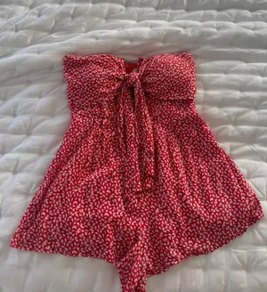 Impeccable Pig Orange and White Romper thumbnail 4