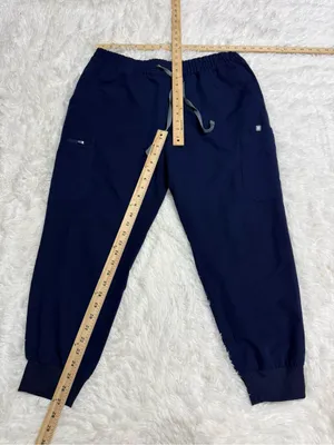 FIGS Uman Jogger Scrub Pants Women’s XL Petite Navy Technical Collection thumbnail 7