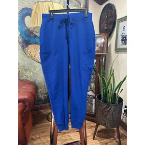 Mandala Royal Blue Jogger Scrub Pants | Size M | New Without Tags thumbnail 3