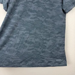 Nobull Polo Womens Medium Blue Camo Short Sleeve Athletic Golf Shirt NWT thumbnail 4
