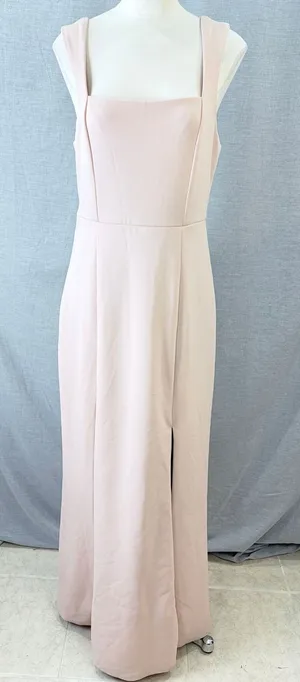 Show Me Your MuMu Blush Paris Gown Square Neck Slip Bridesmaid Prom‎ Dress XL thumbnail 1