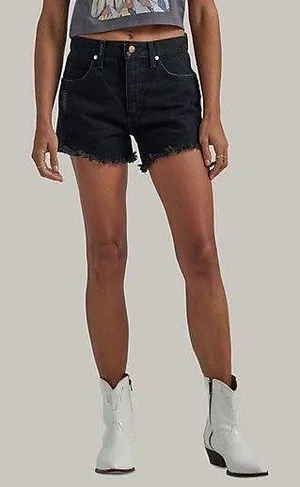 Wrangler Black Jean Shorts thumbnail 1
