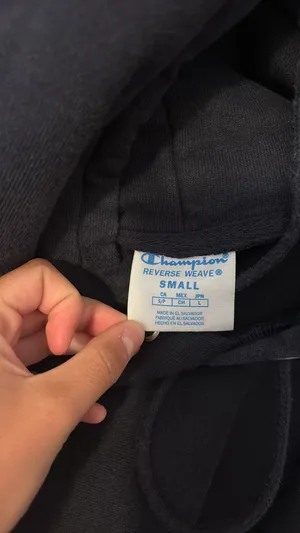 Champion Sweatshirt Women’s Small Navy Blue Hoodie thumbnail 4