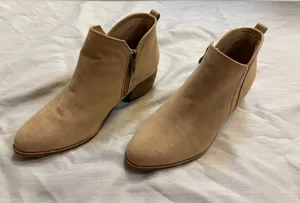 Arider Girl Faux Suede Ankle Booties thumbnail 1